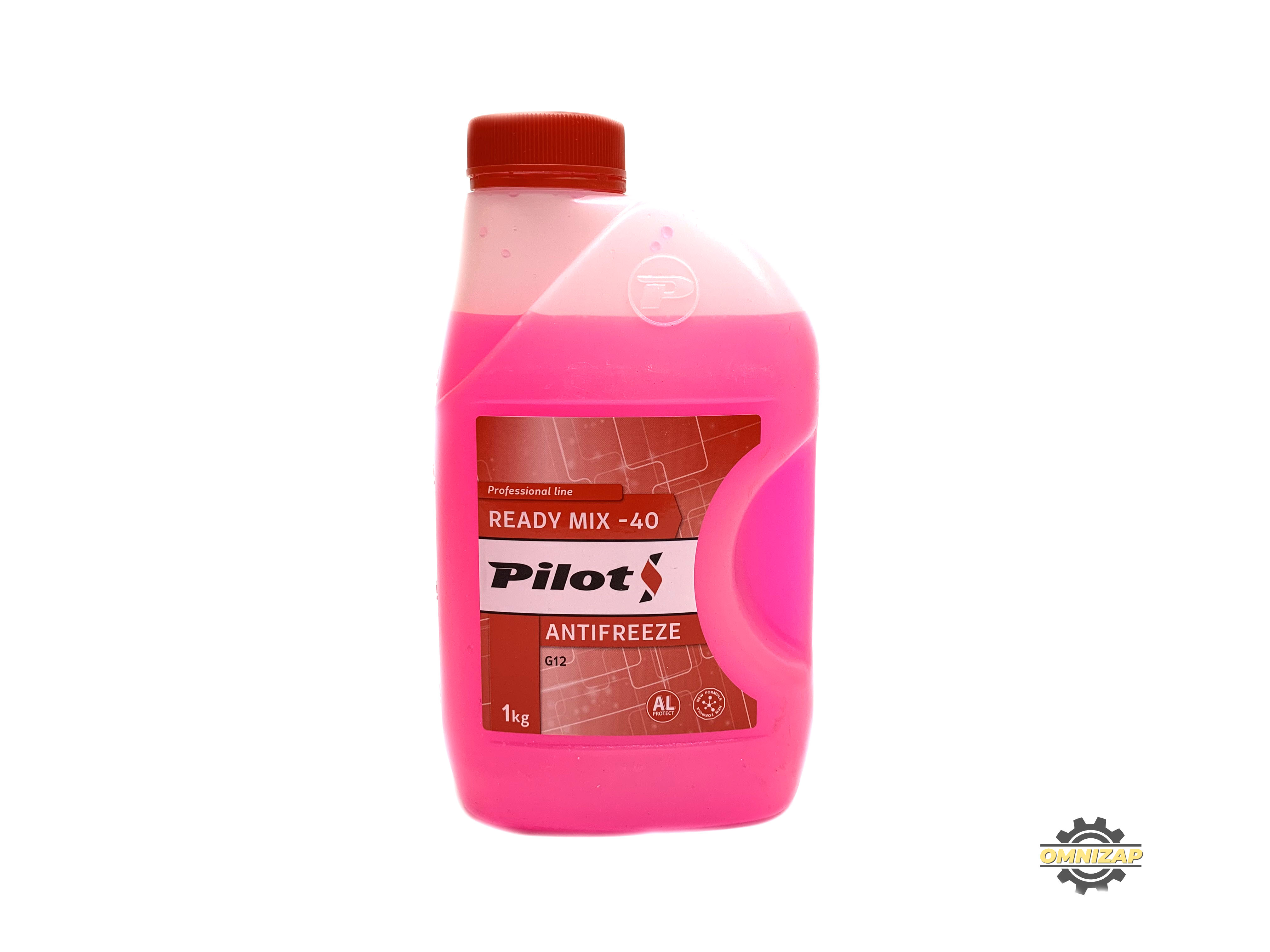 Антифриз PILOTS Red Line 40 G12 готовый -40C красный 1 кг 3208