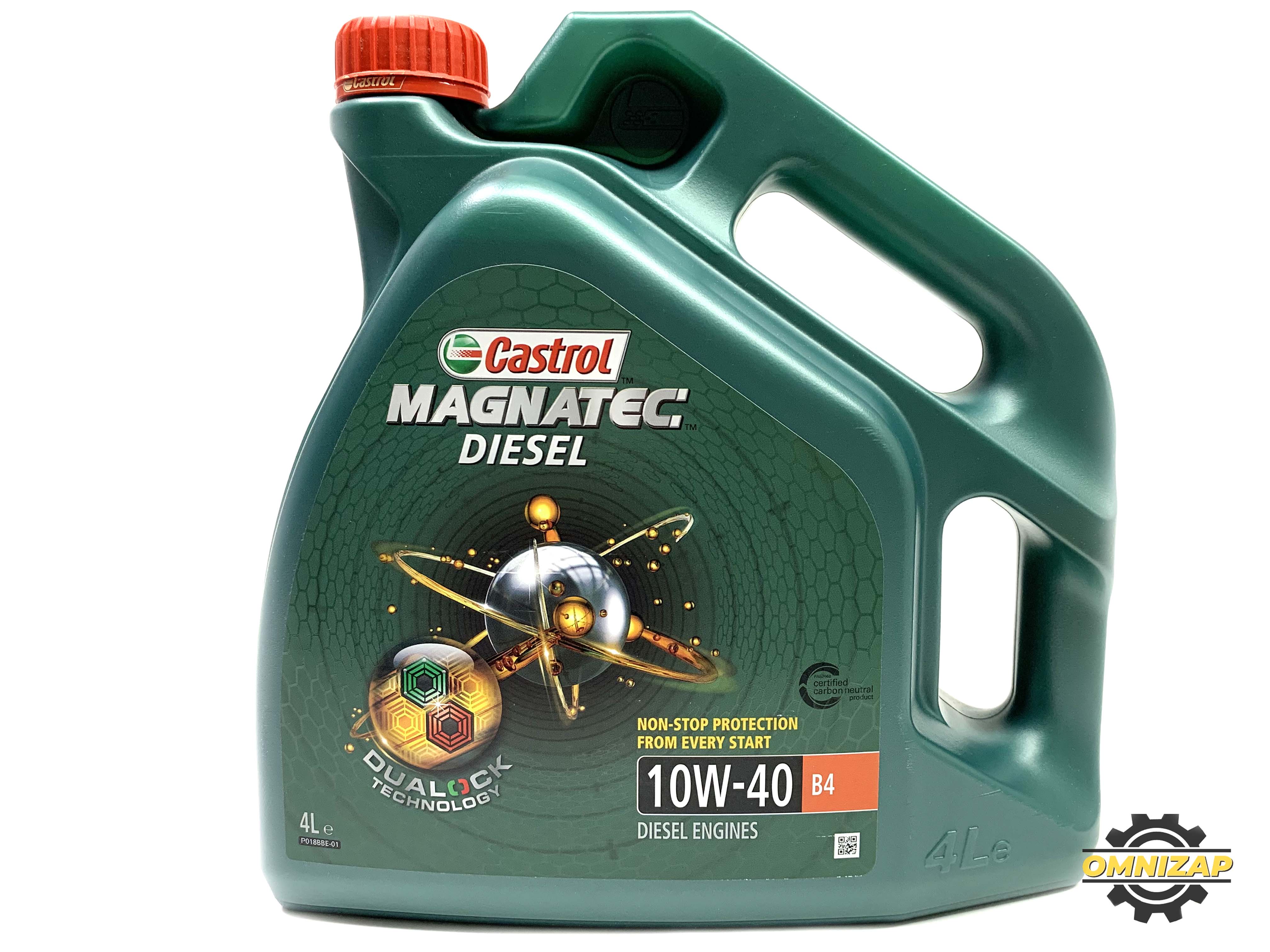 Масло моторное Castrol Magnatec Diesel B4 10W-40 полусинтетическое 4 л 15CA30