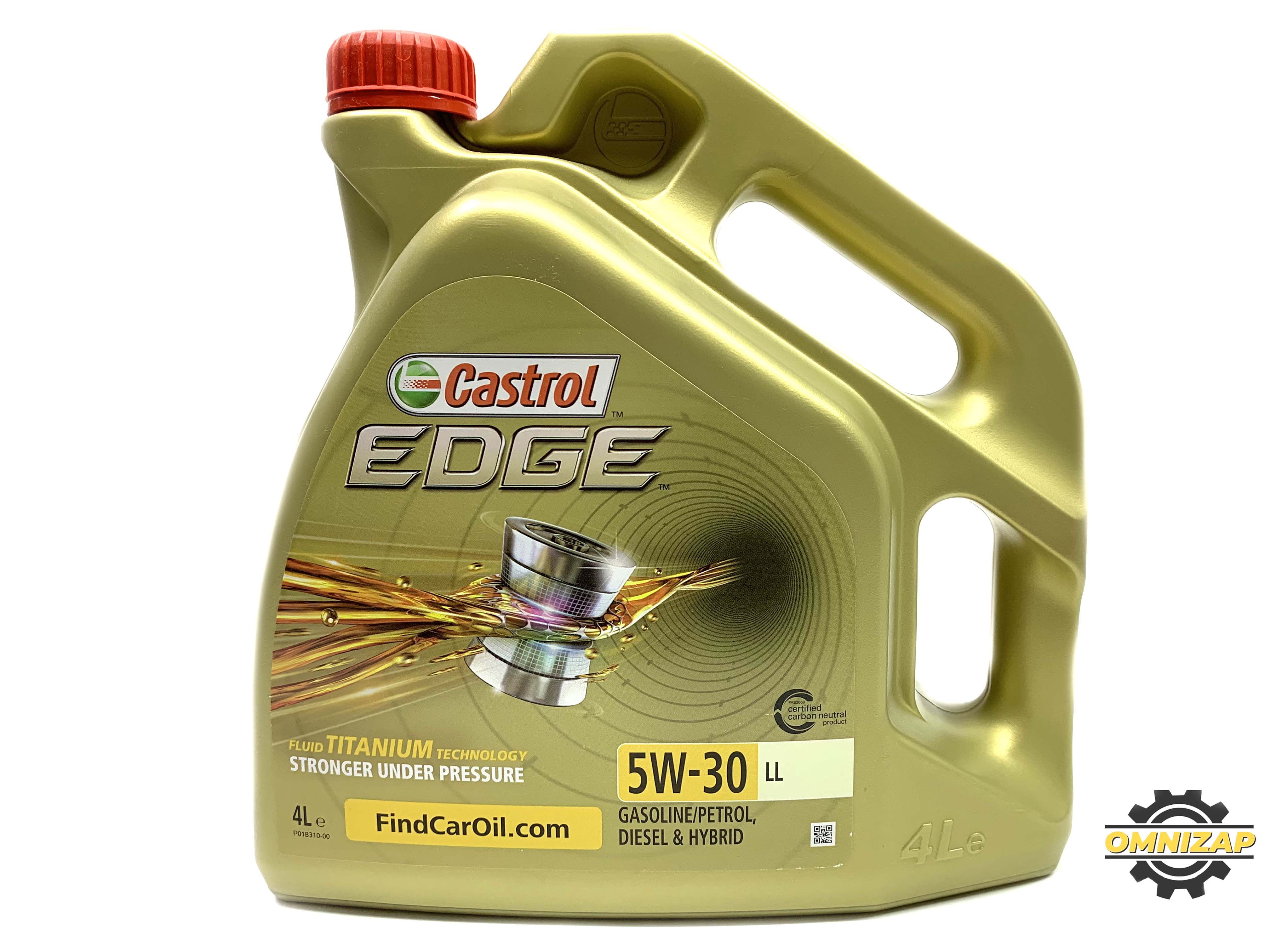 Масло моторное Castrol EDGE LL 5W-30 синтетическое 4 л 15D0D9